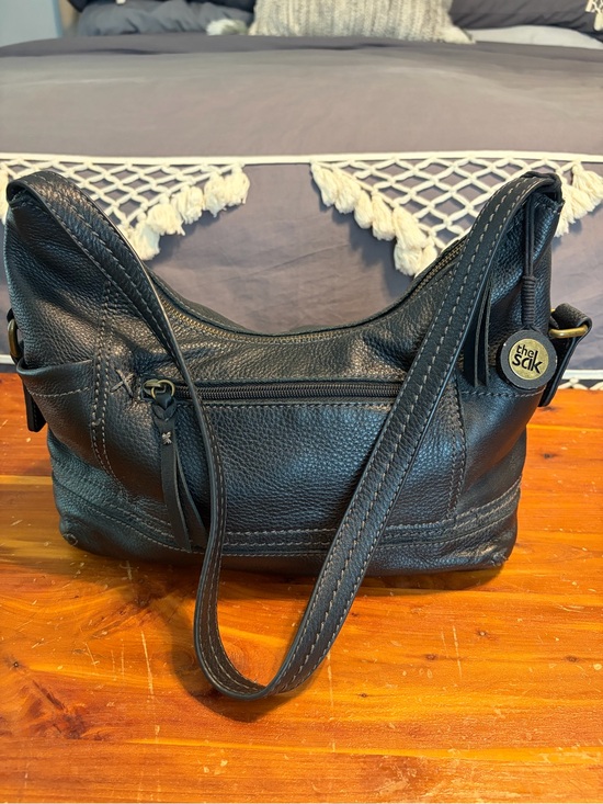 The Sak Handbags - The Sak Kendra Black Pebbled Leather Hobo